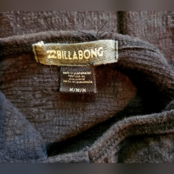 Billabong Classic Black Boho Tie-Up Cover-Up - Picture 6 of 7